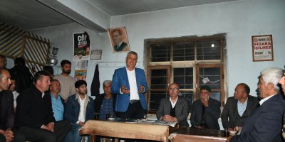 Aladağ'da CHP heyetine büyük ilgi