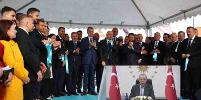 Cumhurbaşkanı Erdoğan: “Her eser milletin refahı için konmuş bir tuğla”