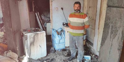 Tarım işçisi ailenin evi yandı, biriktirdikleri 25 bin lira kül oldu