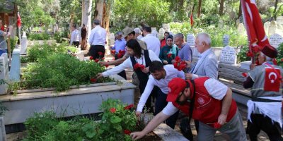 Milli Mücadele Kahramanı Şehit Kaymakam Saim Bey, kabri başında anıldı