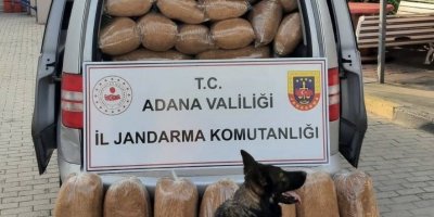 Adana’da kaçak 255 kilogram tütün ele geçirildi