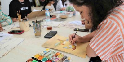 Resim kursuna yoğun ilgi