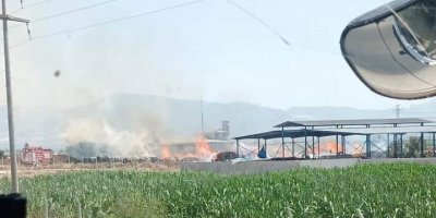 Oduncuda yangın çıktı