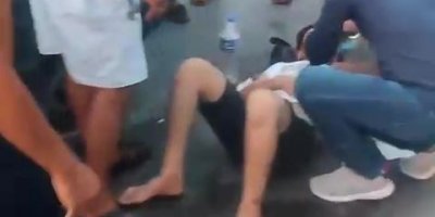 Bisikletiyle yolun karşısına geçmek isteyen çocuğa otomobil çarptı