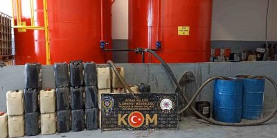 Adana’da 38 bin litre kaçak akaryakıt ele geçirildi