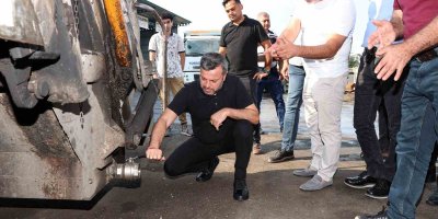 Başkan Kocaispir, şantiyede işçilerle buluştu