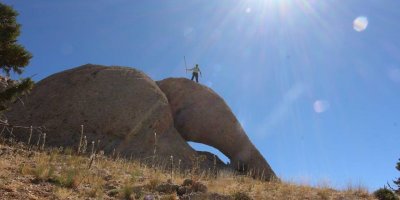 2 bin 100 rakımda, doğaseverleri kendine çeken ’fil kaya’ silüeti