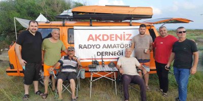 Depremde önemli katkı sağlayan amatör telsizciler tatbikat gerçekleştirdi