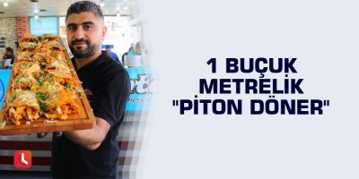 1 buçuk metrelik "piton döner"
