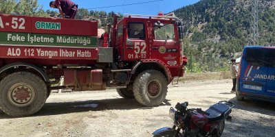 Adana’da orman yangını büyümeden söndürüldü