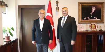 Yusuf Kanlı'dan Hasan Tevke'ye  "Hayırlı olsun" ziyareti...