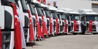 Büyükşehir’e 3’ü arazöz, 16 iş makinesi daha satın alındı