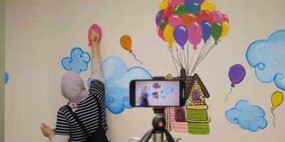 Her Şey Bir Gülücük İçin: Adana Şehir Hastanesi’nin duvarları artık rengarenk!