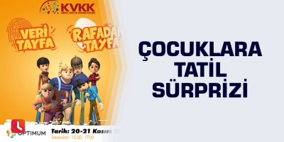 Çocuklara tatil sürprizi