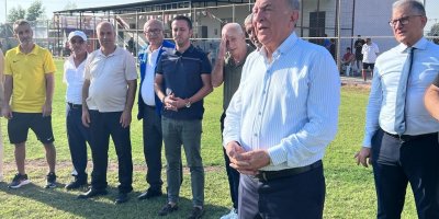 Söğütlü Futbol Tesislerinde ilk maç oynandı