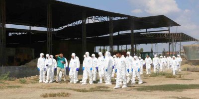 Salgın hastalıklara hazırlık eğitimi ve tatbikatı düzenlendi