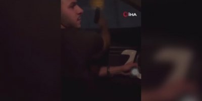 Otomobiliyle seyir halinde olan sürücü tabanca ile etrafa ateş açtı