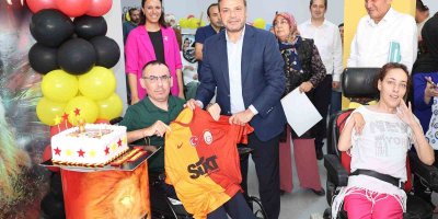 Bedensel Engelli Levent’e doğum günü sürprizi