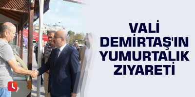 Vali Demirtaş'ın Yumurtalık ziyareti