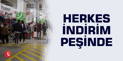 Herkes indirim peşinde