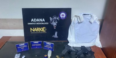 Uyuşturucu operasyonunda uçaksavar mermisi ve çelik yelek ele geçirildi