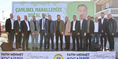 Çamlıbel Mahallesi doğal gaza kavuştu