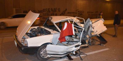 Adana’da asker uğurlama konvoyunda kaza: 4 yaralı