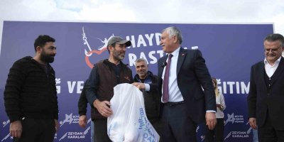 Balıkçılara 600 adet ip ağ ve 100 adet fanya takımı dağıtıldı