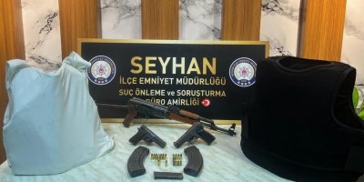 Seyhan polisinden silah kaçakçılarına koçbaşıyla baskın
