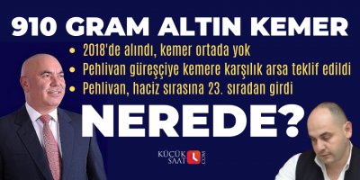 MHP'li Adana Karaisalı Belediyesi'nde 910 gramlık altın kemer nerede?