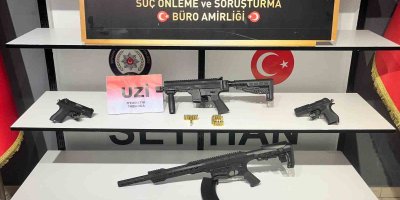 Polis, baba ve oğlunun evine baskın yaptı, evden cephanelik çıktı