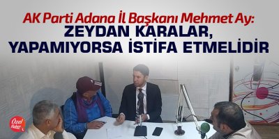 Mehmet Ay: Karalar, yapamıyorsa istifa etmelidir