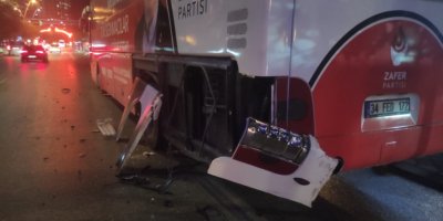 Ümit Özdağ: Adana'da Zafer Partisi otobüsüne bilinçli olarak çarptılar