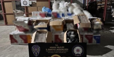 Adana’da gümrük kaçağı 5 milyon 670 bin makaron ele geçirildi