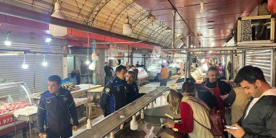 Kasaplar Çarşısı’nda zabıta denetimi