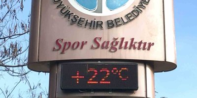 Adana’da termometreler 22 dereceyi gösterdi