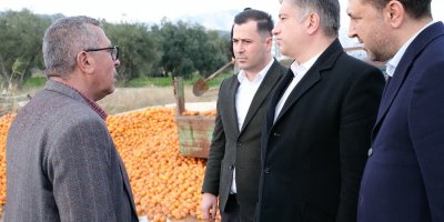 Kısacık narenciye üreticilerini dinledi