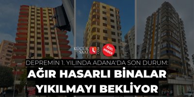 Depremin birinci yıldönümünde hasarlı binalar yıkılmayı bekliyor