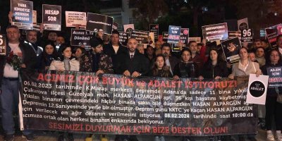 Alpargün Apartmanı’nda ölen 96 kişi için yürüyüş düzenlendi