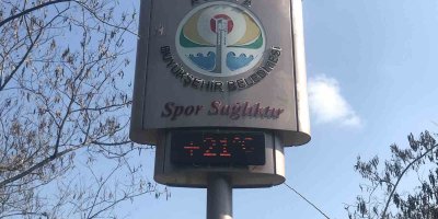 Adana’da kışın ortasında bahar havası