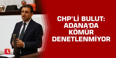 Bulut: Adana'da kömür denetlenmiyor