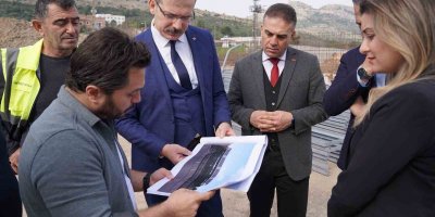 Kozan canlı hayvan pazarı yapımı devam ediyor