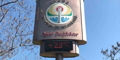 Adana’da termometreler 23 dereceyi gösterdi