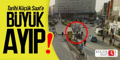 Tarihi Küçük Saat yerinden sökülerek ileriye taşınmış