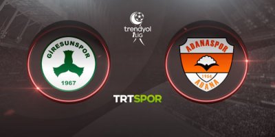 Giresunspor - Adanaspor maçı TRT SPOR'da