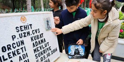 Okullarına ismi verilen şehidi unutmadılar