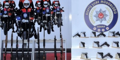 Adana’da bir haftada 172 ruhsatsız silah ele geçirildi