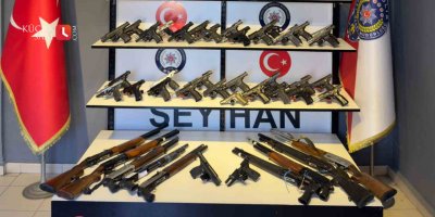 Adana’da 54 ruhsatsız silah ele geçirildi, 373 kişi yakalandı