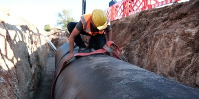 Yedigöze İçme Suyu Arıtma Tesisinin yapımı hızla devam ediyor