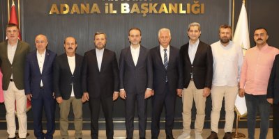 Kocaispir'den AK Parti İl Başkanlığı'na ziyaret